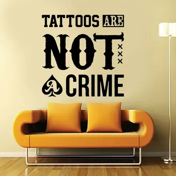 

Tattoo Studio Salon Quote Wall Decal Vinyl Interior Design Tattoo Shop Salon Sign Window Sticker Removable Decor Wallpaper 4503