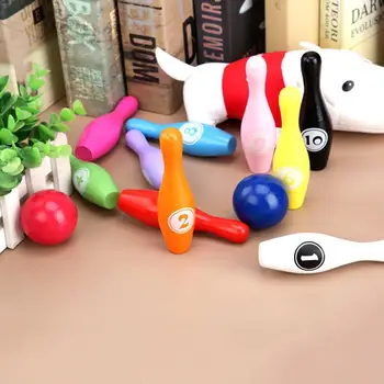 Wooden Colorful Number Bowling Ball Pin Set Sport Games Educational Kids Toy New
Wooden Colorful Number Bowling Ball Pin Set Sport Games Educational Kids Toy New