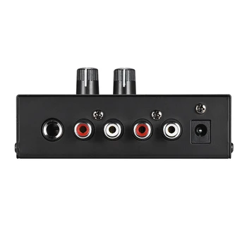 Audio Phono Preamp Ultra Compact Turntable Electronic Preamplifier Level Volume Controls EM88
Audio Phono Preamp Ultra Compact Turntable Electronic Preamplifier Level Volume Controls EM88
