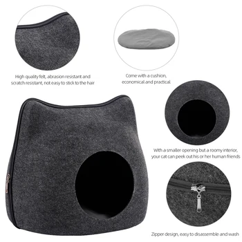 New Cat Bed Cat House Cats Sleeping Bag Pet Cave Sleeping Bag Zipper Felt Cloth Pet Nest Bed For Cat Pet Supplies Cat's House
New Cat Bed Cat House Cats Sleeping Bag Pet Cave Sleeping Bag Zipper Felt Cloth Pet Nest Bed For Cat Pet Supplies Cat's House
