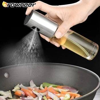 BBQ Oil Sprayer Lead Free Glass Stainless Steel Oil Bottle Transparent Liquid Dispenser Salad Olive Baking Frying Cooking Tool 
BBQ Oil Sprayer Lead Free Glass Stainless Steel Oil Bottle Transparent Liquid Dispenser Salad Olive Baking Frying Cooking Tool