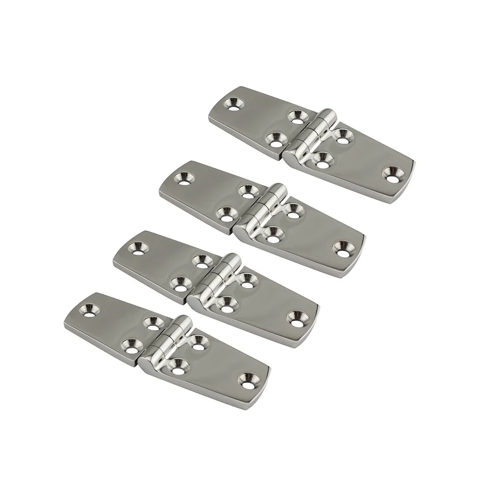 4PCS Stainless Steel 316 High Mirror Polish Boat Hinge With 6 Holes 102mm Hinges Marine
4PCS Stainless Steel 316 High Mirror Polish Boat Hinge With 6 Holes 102mm Hinges Marine