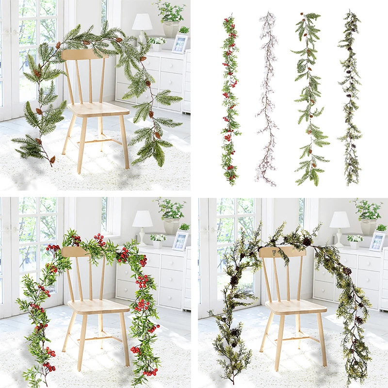 150cm Artificial Pine Cones Vine Christmas Decorative Snowflake Pine Branches Green Garland Leaves Wreath Wall Decor for Wedding
150cm Artificial Pine Cones Vine Christmas Decorative Snowflake Pine Branches Green Garland Leaves Wreath Wall Decor for Wedding