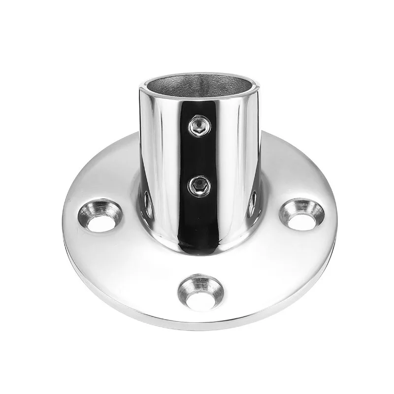 Boat 316 Stainless Steel 60° Round Base 1" Tube Pipe Handrail Railing Fittings Durable Rowing Boats Yacht Accessory
Boat 316 Stainless Steel 60° Round Base 1" Tube Pipe Handrail Railing Fittings Durable Rowing Boats Yacht Accessory