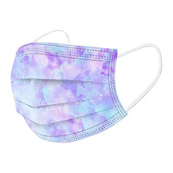 30/50pc Adult Tie-dye Masks Gradient Printed Face Masks Three-layer Dust-proof Mask Disposable Protection Mascarillas Mondkapjes
30/50pc Adult Tie-dye Masks Gradient Printed Face Masks Three-layer Dust-proof Mask Disposable Protection Mascarillas Mondkapjes