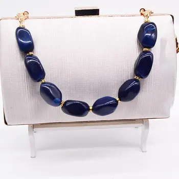 Resin Colored Stone Fashion Bag Strap Chic Lady Flat Shoulder Bag Belts Length Can Custom Made Bead Wristlet Purse Bag Belt
Resin Colored Stone Fashion Bag Strap Chic Lady Flat Shoulder Bag Belts Length Can Custom Made Bead Wristlet Purse Bag Belt