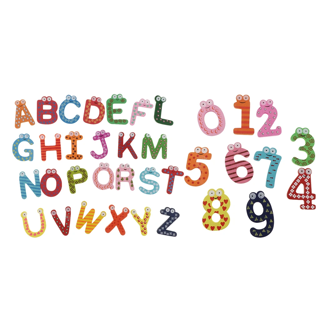 2set Wooden Number Letters Fridge Magnet Alphabet Education Kid Toy 2set Wooden Number Letters Fridge Magnet Alphabet Education Kid Toy