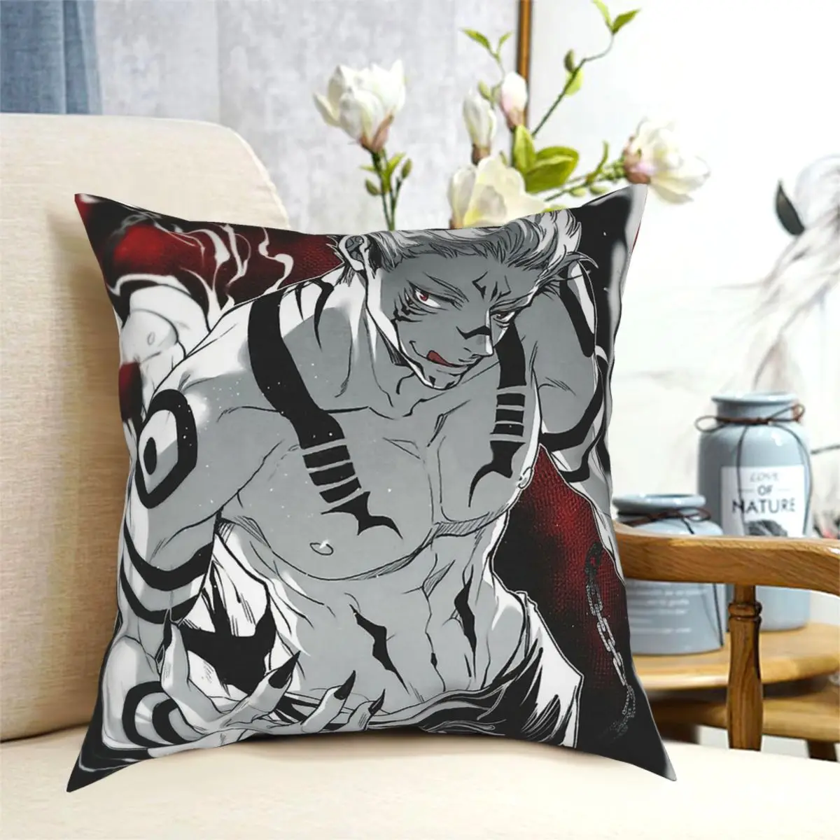 Sukuna Yuji Throw Pillow Case Jujutsu Kaisen Anime Cushion For Home Sofa Chair Decorative Hug Pillowcase
Sukuna Yuji Throw Pillow Case Jujutsu Kaisen Anime Cushion For Home Sofa Chair Decorative Hug Pillowcase