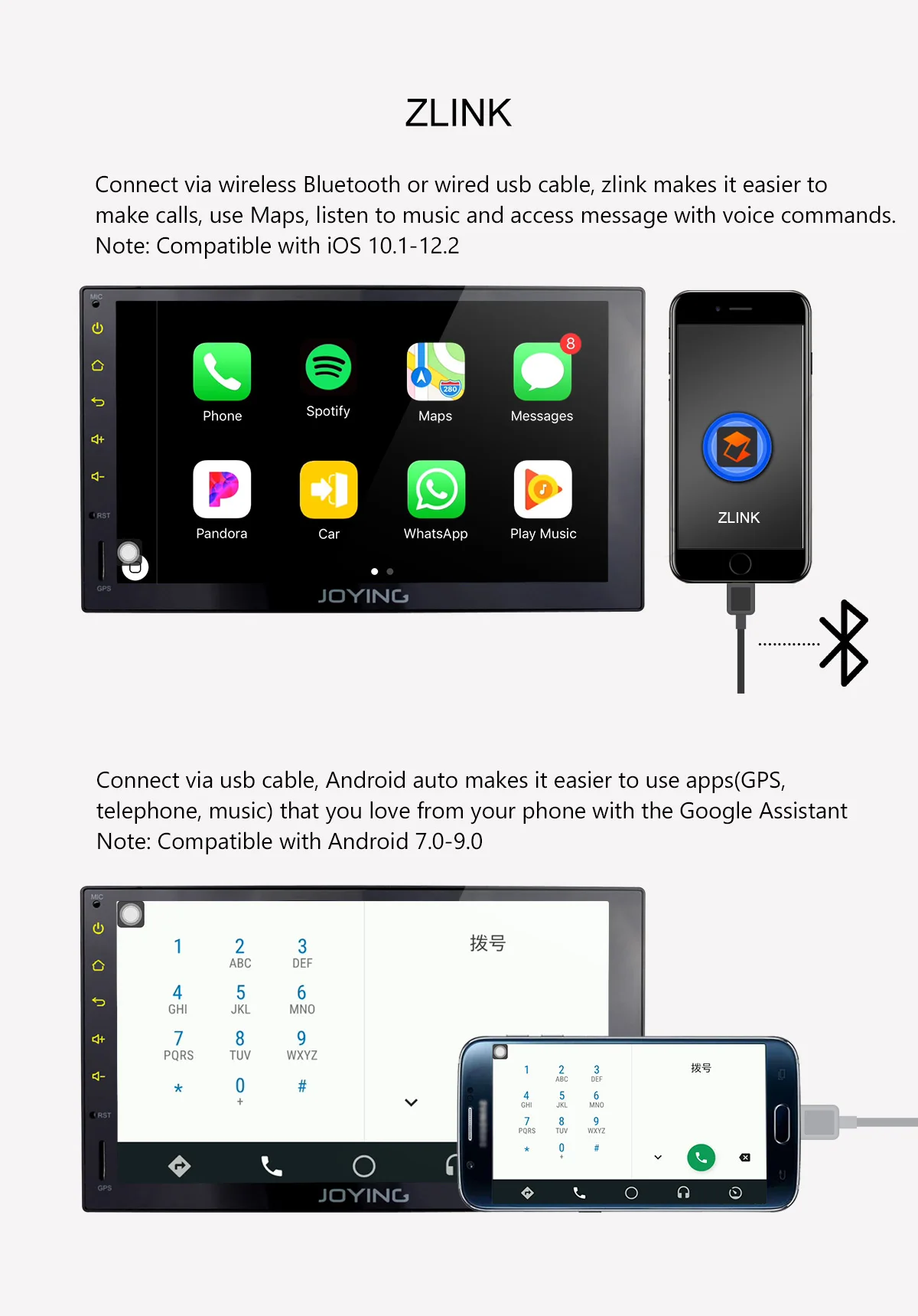 Best JOYING 2 din car radio player Octa Core 4GB+64GB Android 8.1 Support 4G DSP GPS universal stereo head unit SWC multimedia player 3 Best JOYING 2 din car radio player Octa Core 4GB+64GB Android 8.1 Support 4G DSP GPS universal stereo head unit SWC multimedia player 3