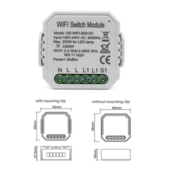 TUYA Wifi Power Measurement Switch Module Remote Control Timing Control Breaker Wireless Relay Switch For Alexa
TUYA Wifi Power Measurement Switch Module Remote Control Timing Control Breaker Wireless Relay Switch For Alexa