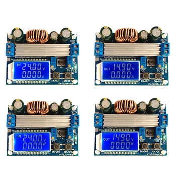 4Pcs Adjustable CC/CV Step Up Down Power Supply Module LCD Display DC 5.5-30V to DC 0.5-30V 35W Buck Converter Board
4Pcs Adjustable CC/CV Step Up Down Power Supply Module LCD Display DC 5.5-30V to DC 0.5-30V 35W Buck Converter Board