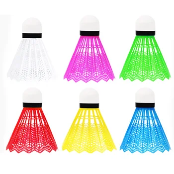 Brand New 12pcs Assorted Colors High Quality Plastic Badminton Balls Shuttlecocks Fit For Indoor Outdoor Sports Fitness Game
Brand New 12pcs Assorted Colors High Quality Plastic Badminton Balls Shuttlecocks Fit For Indoor Outdoor Sports Fitness Game