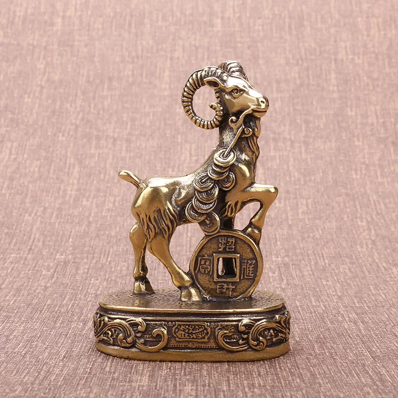 Vintage Pure Copper Sheep Statue Figurines Miniatures Home Decor Living Room Desktop Ornaments Office Money Sheep Mascot Crafts
Vintage Pure Copper Sheep Statue Figurines Miniatures Home Decor Living Room Desktop Ornaments Office Money Sheep Mascot Crafts