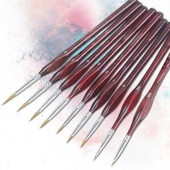 New 9Pcs Miniature Paint Brush Set Professional Sable Hair Fine Detail Art Nail Model Nail Paint Brush Kit
New 9Pcs Miniature Paint Brush Set Professional Sable Hair Fine Detail Art Nail Model Nail Paint Brush Kit