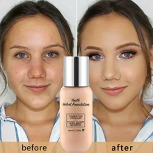 Face Liquid Foundation Base Makeup Oil Control 24 Hours Long Lasting Concealer Full Coverage Waterproof Contour Makeup 30ml
Face Liquid Foundation Base Makeup Oil Control 24 Hours Long Lasting Concealer Full Coverage Waterproof Contour Makeup 30ml