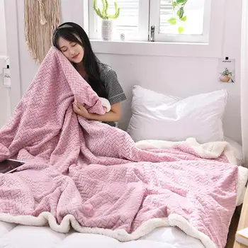 TWISTER.CK Home Blanket Lamb Cashmere Double Layer Thicken Winter Warmth Top Grade Ladies' Fashionable Blanket 150/200x200/230mc
TWISTER.CK Home Blanket Lamb Cashmere Double Layer Thicken Winter Warmth Top Grade Ladies' Fashionable Blanket 150/200x200/230mc