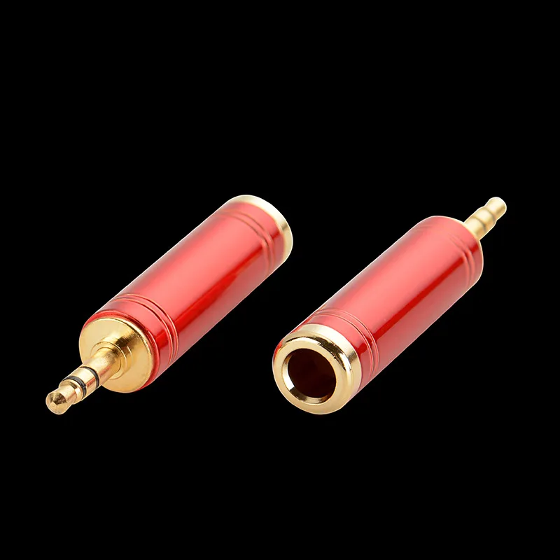 Gold Plating Trs Adapter 1/8inch to 1/4inch((3.5mm to 6.35mm) Female Mono Jack Stereo Hifi Mic Audio Extension Angled Audio
Gold Plating Trs Adapter 1/8inch to 1/4inch((3.5mm to 6.35mm) Female Mono Jack Stereo Hifi Mic Audio Extension Angled Audio