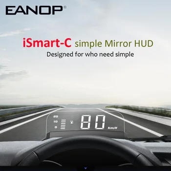 EANOP iSmart-C HUD Headsup Projector OBD2 Speed/RPM Projector Voltage Oil Consumption for Unviersal Cars
EANOP iSmart-C HUD Headsup Projector OBD2 Speed/RPM Projector Voltage Oil Consumption for Unviersal Cars