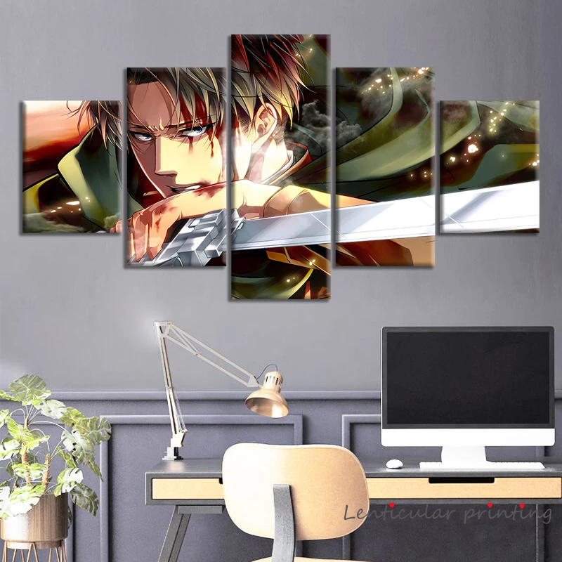 Anime Attack on Titan Poster, Handsome Boy, Levi Picture Printing, Abstract Oil Painting, Animation Boy Cartoon Poster, 5Pcs
Anime Attack on Titan Poster, Handsome Boy, Levi Picture Printing, Abstract Oil Painting, Animation Boy Cartoon Poster, 5Pcs