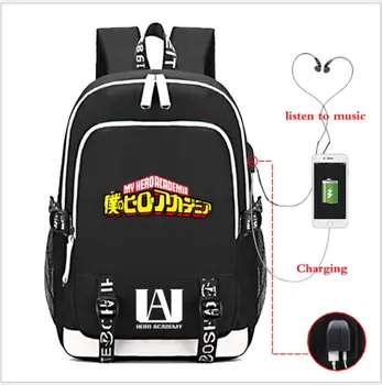 Boku No My Hero Academia Backpack Laptop USB Charging School Bag Satchel Laptop Rucksack Knapsack Teenager Casual Travel Gift
Boku No My Hero Academia Backpack Laptop USB Charging School Bag Satchel Laptop Rucksack Knapsack Teenager Casual Travel Gift