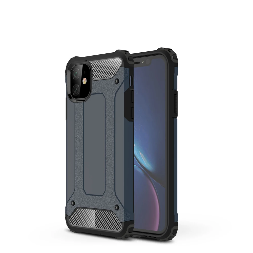 2 in 1 Hybrid Dual Layer Protection Case For iPhone 11 Pro MAX Shockproof Armor Phone Soft TPU + Hart PC Cover | Мобильные телефоны
