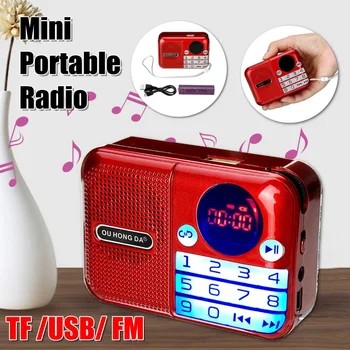 Portable FM Radio 70-108MHZ Power off Memory Digital Display TF Card USB Music Player Speaker
Portable FM Radio 70-108MHZ Power off Memory Digital Display TF Card USB Music Player Speaker