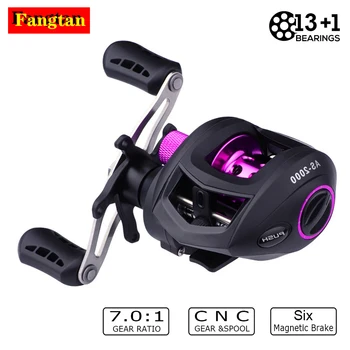 Baitcasting Fishing Reel High Speed 7.0:1 Casting Wheel 6 Magnets Magnetic Brake Precise CNC Spool Saltwater Fishing Reel Tackle
Baitcasting Fishing Reel High Speed 7.0:1 Casting Wheel 6 Magnets Magnetic Brake Precise CNC Spool Saltwater Fishing Reel Tackle