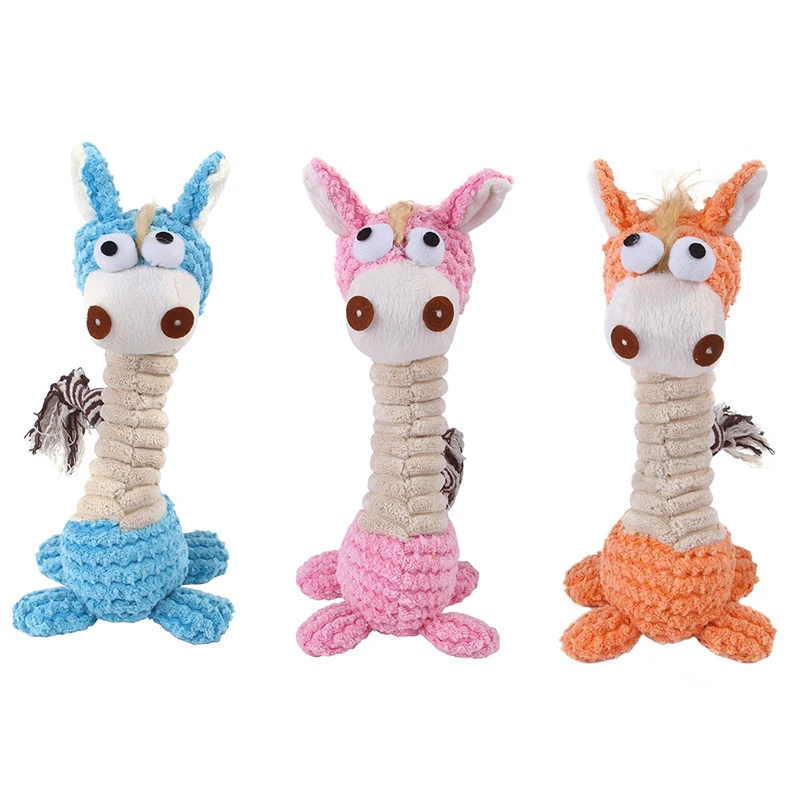 Plush Animal Giraffe Shape Dog Toys Soft Funny Squeak Sound Toy for dogs Molar Dog Chew Toy Dog Training Pet Products
Plush Animal Giraffe Shape Dog Toys Soft Funny Squeak Sound Toy for dogs Molar Dog Chew Toy Dog Training Pet Products