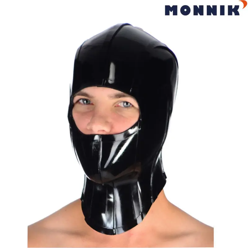 MONNIK latexLatex mask Men's Black Mask With Tethered Wig The Back The Eyes Nose
MONNIK latexLatex mask Men's Black Mask With Tethered Wig The Back The Eyes Nose