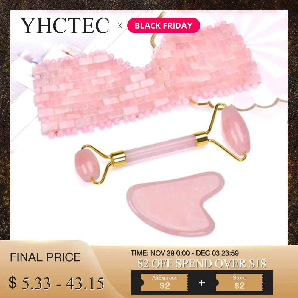 New Rose Quartz Jade Eye Mask Massager Jade Roller Guasha Board Set Natural Stone Scraper Face Lift Roller Facial Massage Tools
New Rose Quartz Jade Eye Mask Massager Jade Roller Guasha Board Set Natural Stone Scraper Face Lift Roller Facial Massage Tools