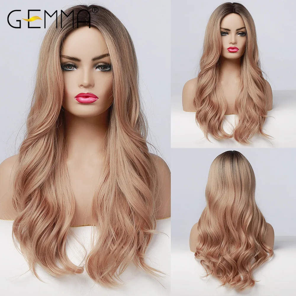 GEMMA Long Body Wave Synthetic Natural Middle Part Wigs for Black Women Cosplay Party False Hair Ombre Black Light Brown Wigs
GEMMA Long Body Wave Synthetic Natural Middle Part Wigs for Black Women Cosplay Party False Hair Ombre Black Light Brown Wigs