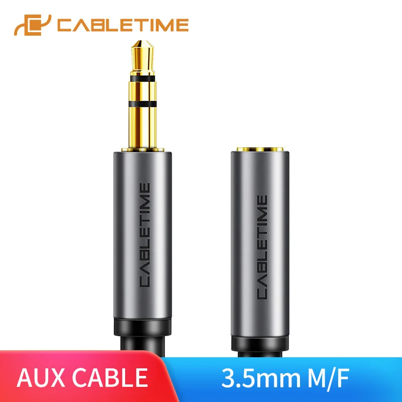 CABLETIME 3.5 mm Jack Headphone Upgrad Grey Audio Cable Aux Extension Cable M/F for Xiaomi Huawei P20 Amplifier C104
CABLETIME 3.5 mm Jack Headphone Upgrad Grey Audio Cable Aux Extension Cable M/F for Xiaomi Huawei P20 Amplifier C104