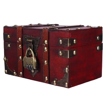 1 Pc Vintage Wooden Box Creative Jewelry Storage Box with Lock
1 Pc Vintage Wooden Box Creative Jewelry Storage Box with Lock