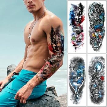 Waterproof Temporary Fake Tatoo Sticker Skull Animal Hope Men Women Full Totem Tatto Large Arm Sleeve Tattoo Japanese Lion Eagle
Waterproof Temporary Fake Tatoo Sticker Skull Animal Hope Men Women Full Totem Tatto Large Arm Sleeve Tattoo Japanese Lion Eagle