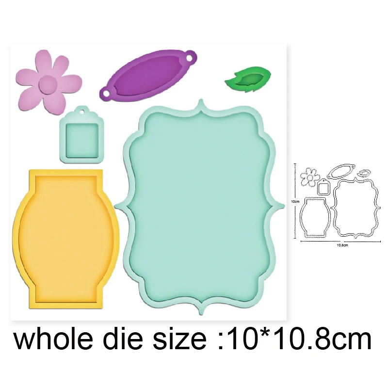 Metal dies Flower Leaf Label Tag Embossing Frame Cutting Dies Scrapbooking dies Paper Cards Making Photo Decoration Craft Dies
Metal dies Flower Leaf Label Tag Embossing Frame Cutting Dies Scrapbooking dies Paper Cards Making Photo Decoration Craft Dies