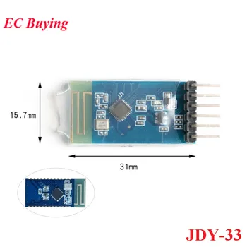 

JDY-33 Slave Dual Mode Bluetooth 3.0 SPP BLE 4.2 JDY-18 SPP-C Compatible with HC-05 HC-06 HC 05/06 Bluetooth Module JDY33 JDY 33