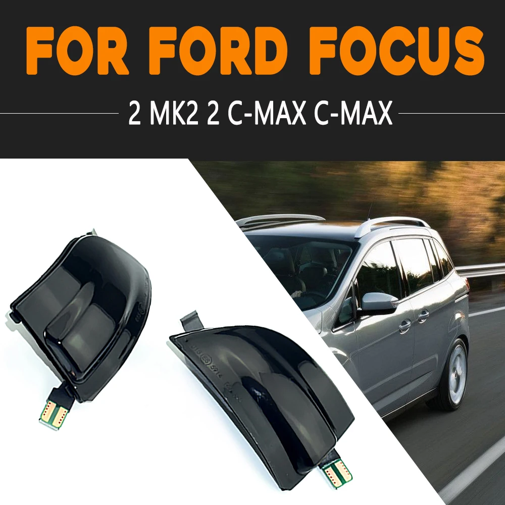 2X For Ford Focus 2 MK2 2004-2008 2 C-MAX 2003-2007 Dynamic LED Blinker Indicator Side Mirror Turn Light Signal Repeater
2X For Ford Focus 2 MK2 2004-2008 2 C-MAX 2003-2007 Dynamic LED Blinker Indicator Side Mirror Turn Light Signal Repeater
