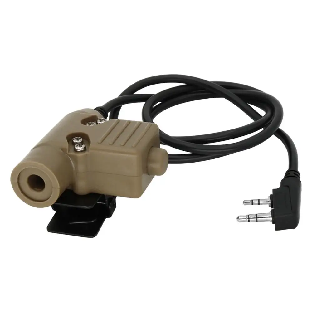 Tactical Headset U94 ptt Military Headset Accessories Pickup Noise Reduction Headset Adapter Push to Talk for Kenwood 2 pin ptt
Tactical Headset U94 ptt Military Headset Accessories Pickup Noise Reduction Headset Adapter Push to Talk for Kenwood 2 pin ptt