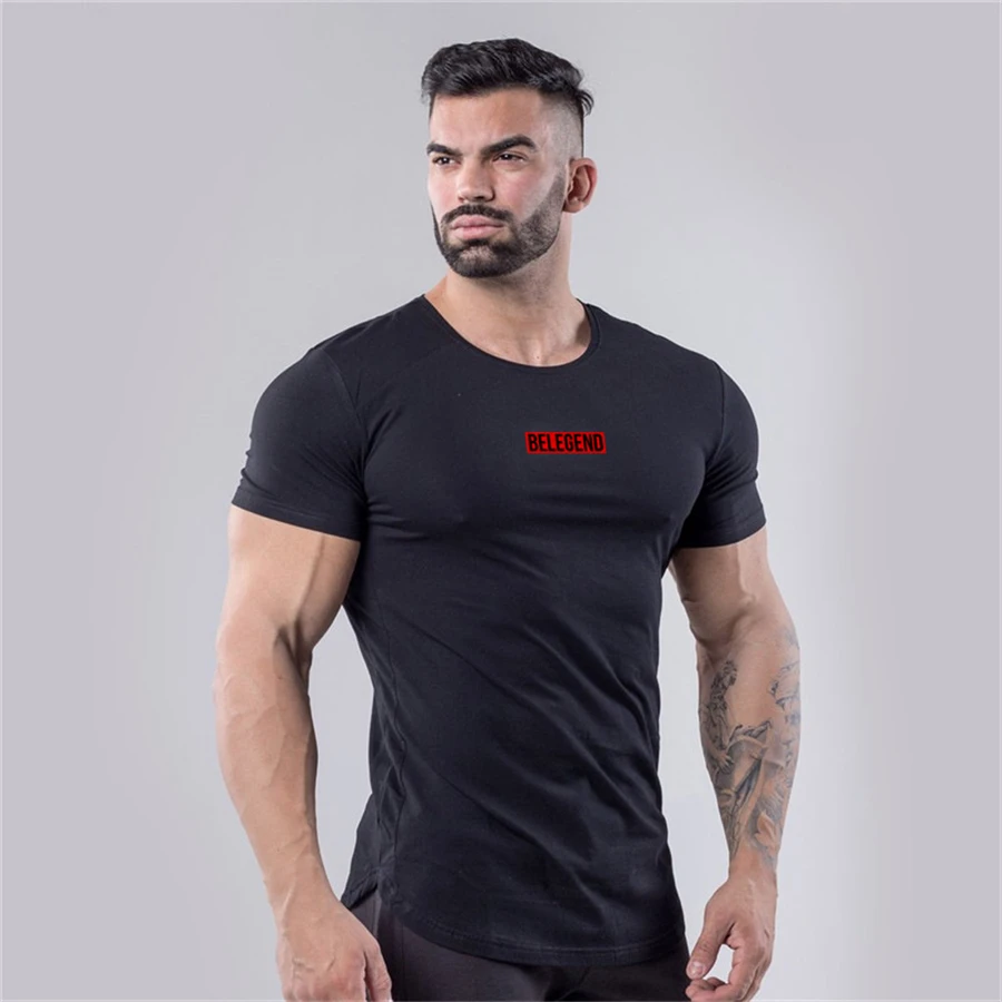 2019 Men cotton t shirt Fashion Personality Print T-shirts Casual Slim Tee Tops Male Gyms Fitness Bodybuilding Clothing
2019 Men cotton t shirt Fashion Personality Print T-shirts Casual Slim Tee Tops Male Gyms Fitness Bodybuilding Clothing