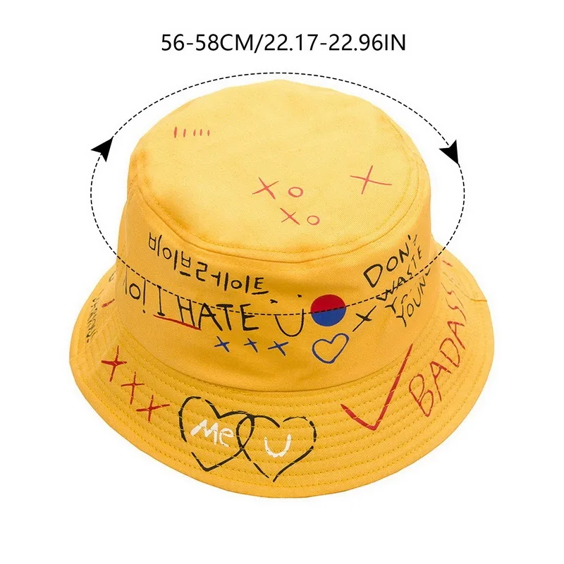 Fashion Summer Bucket Hats Women Men's Panama Hat Doublesided Wear