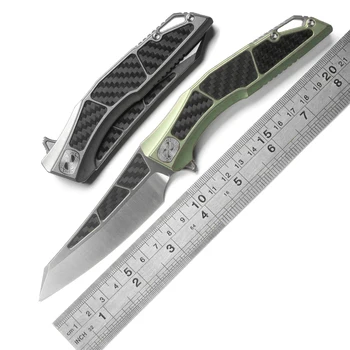 

STEDEMON Zodiac CTS-204P blade Flipper KVT ball brearing folding knife titanium camping hunting outdoor survival knives EDC Tool