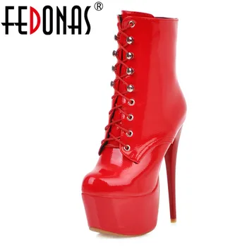 FEDONAS Fashion Women Party Wedding Ankle Boots Warm Autumn Winter Shoes Woman Thin High Heeled Big Size Short Boots Prom Shoes
FEDONAS Fashion Women Party Wedding Ankle Boots Warm Autumn Winter Shoes Woman Thin High Heeled Big Size Short Boots Prom Shoes