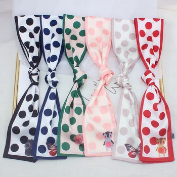 New Dotted design beautiful print women's scarves neckerchief summer season multi-use hair scarf clothing decorates 
New Dotted design beautiful print women's scarves neckerchief summer season multi-use hair scarf clothing decorates