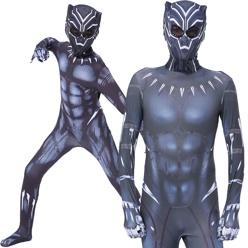 Superhero Costume Cosplay Black Panther Costume Kids Adult Civil War Children Men Carnival Party Halloween Party Jumpsuit Zentai
Superhero Costume Cosplay Black Panther Costume Kids Adult Civil War Children Men Carnival Party Halloween Party Jumpsuit Zentai