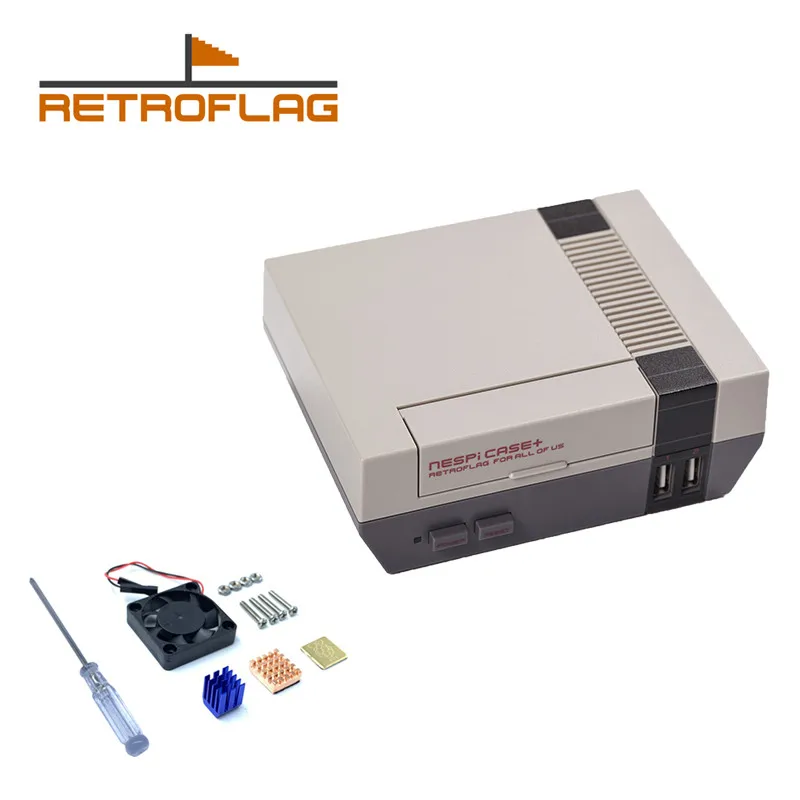 Retroflag NESPi CASE Plus Safe Shutdown Functional POWER Button for Raspberry Pi 3 B + B Plus 2
Retroflag NESPi CASE Plus Safe Shutdown Functional POWER Button for Raspberry Pi 3 B + B Plus 2