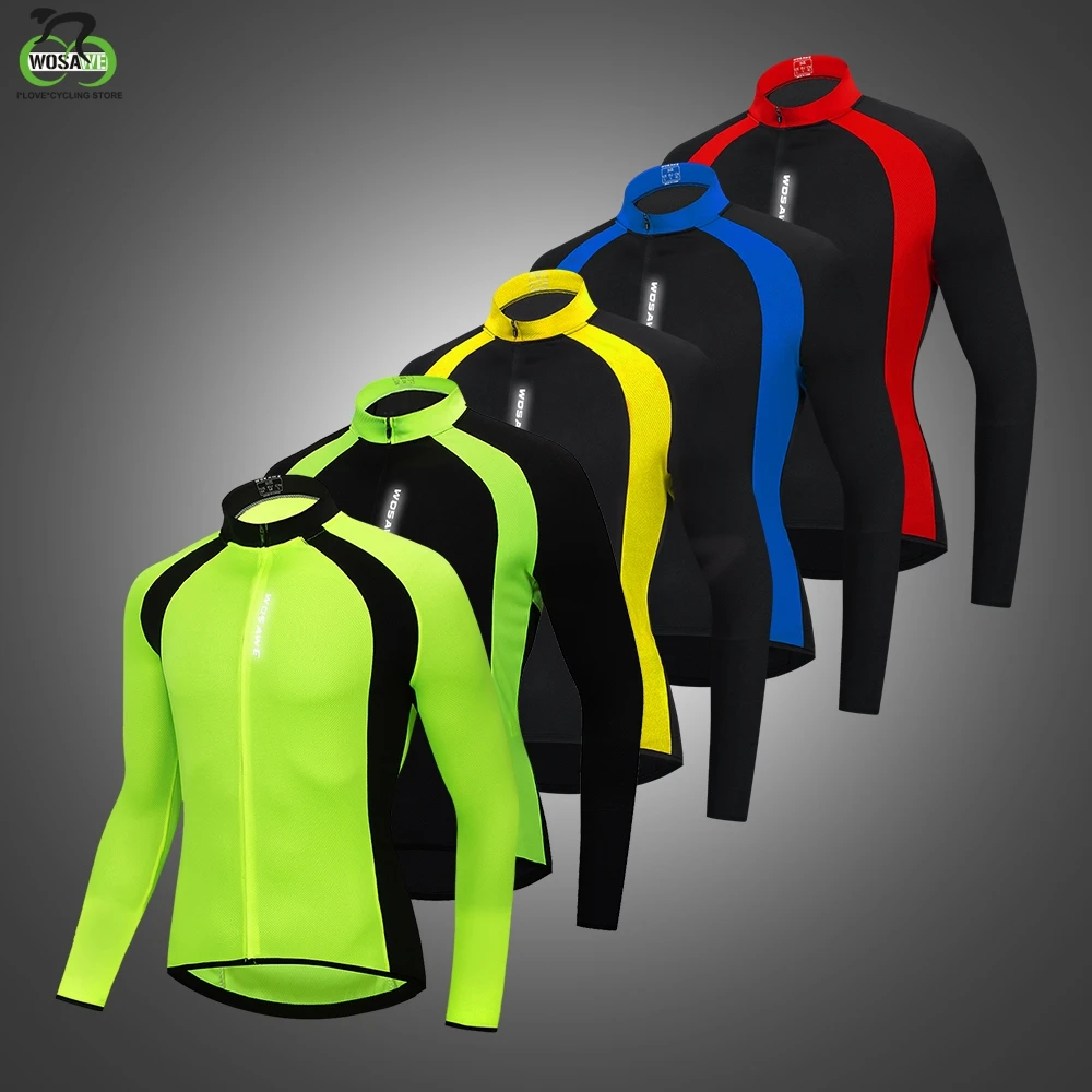WOSAWE Men's Breathable Reflective Cycling Jackets Cycle Vest Wind Coat Bicycle MTB Bike Wear Long Sleeve Riding Windbreaker
WOSAWE Men's Breathable Reflective Cycling Jackets Cycle Vest Wind Coat Bicycle MTB Bike Wear Long Sleeve Riding Windbreaker
