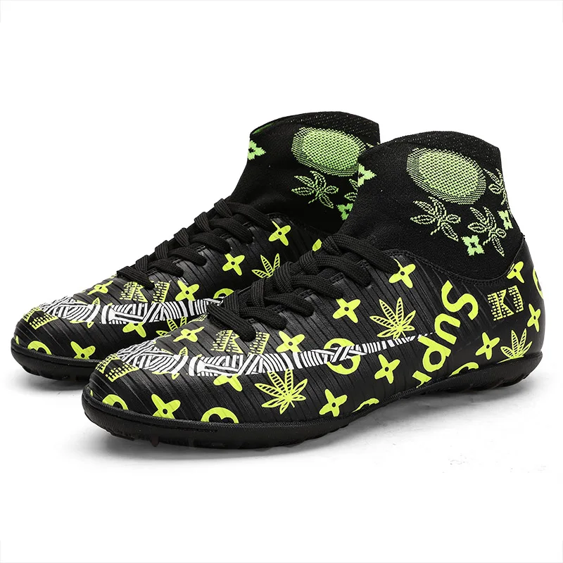 Zeeohh Turf Indoor Black Men Soccer Shoes Kids Cleats Training Football Boots High Ankle Sport Sneakers Size 35-45 Dropshipping
Zeeohh Turf Indoor Black Men Soccer Shoes Kids Cleats Training Football Boots High Ankle Sport Sneakers Size 35-45 Dropshipping