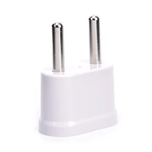 1pc US To EU Plug Power Adapter White Travel Power Plug Adapter Converter Wall Charger Electric Plug Power Cord Charger Sockets
1pc US To EU Plug Power Adapter White Travel Power Plug Adapter Converter Wall Charger Electric Plug Power Cord Charger Sockets