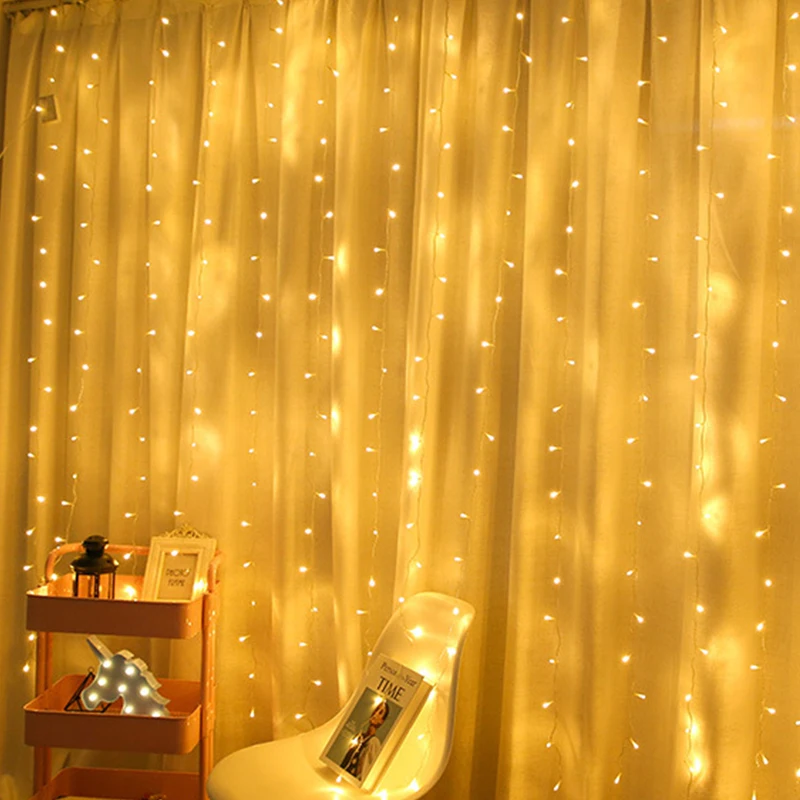 Shop Generic Festoon Garland Curtain Year's Eve Decorations Christmas Decorations 2022 Christmas