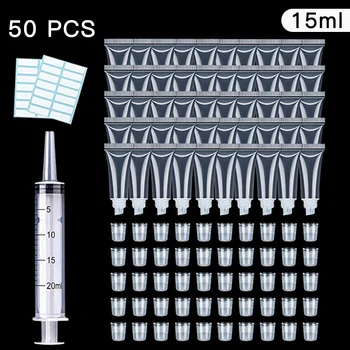10ml 15ml Empty Plastic Lipgloss Tube Soft Lip Gloss Containers With Syringe Lip Balm Tube 50pcs Travel Cosmetic Packing Bottles
10ml 15ml Empty Plastic Lipgloss Tube Soft Lip Gloss Containers With Syringe Lip Balm Tube 50pcs Travel Cosmetic Packing Bottles